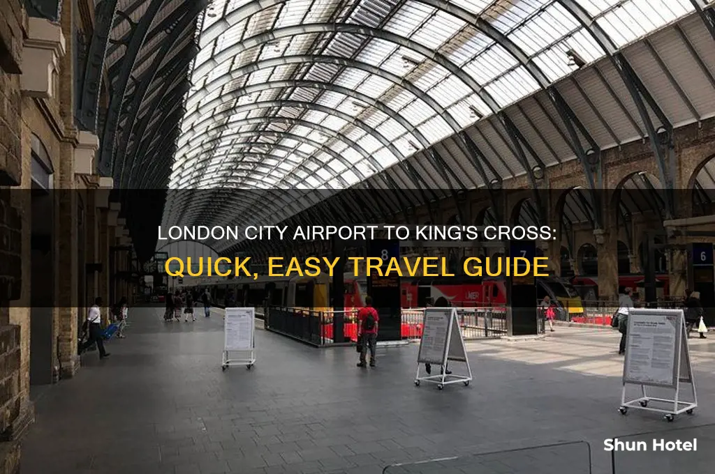 how to get from london city airport to kings cross