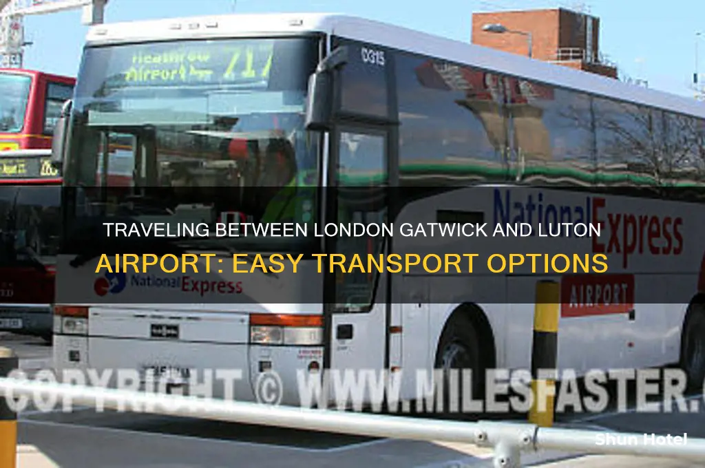 how to get from london gatwick to luton airport