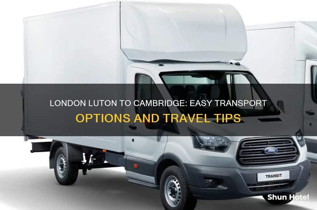 how to get from london luton airport to cambridge