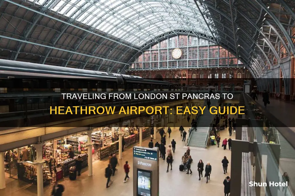 how to get from london st pancras to heathrow airport