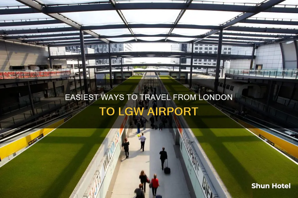 how to get from london to lgw airport