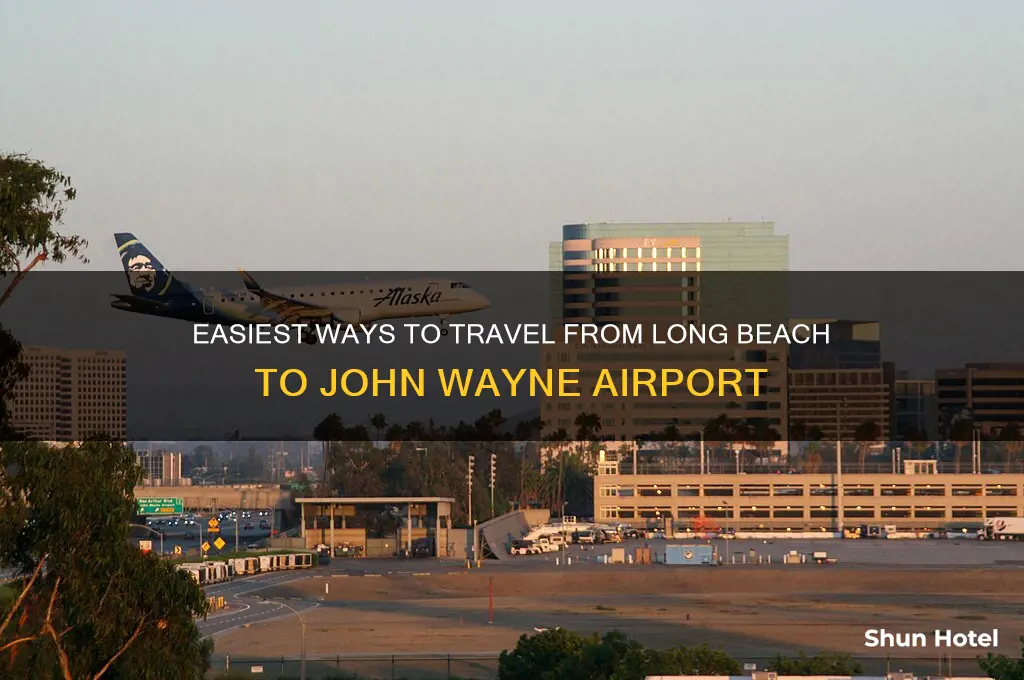 how to get from long beach to john wayne airport