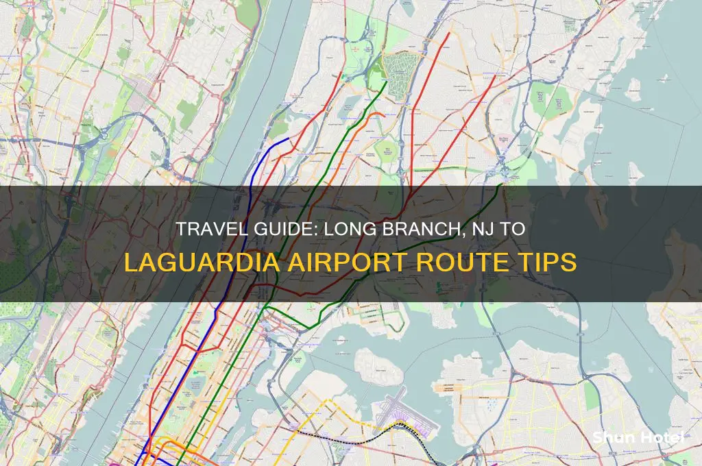 how to get from long branch nj to laguardia airport