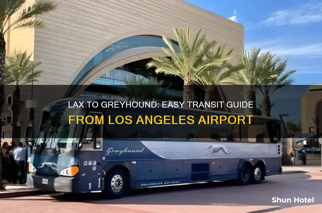 how to get from los angeles airport to greyhound station
