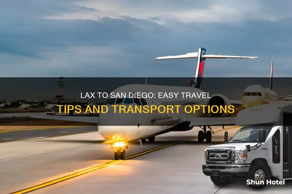 how to get from los angeles airport to san diego