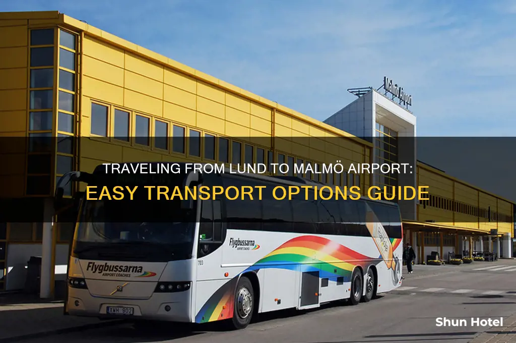 how to get from lund to malmo airport