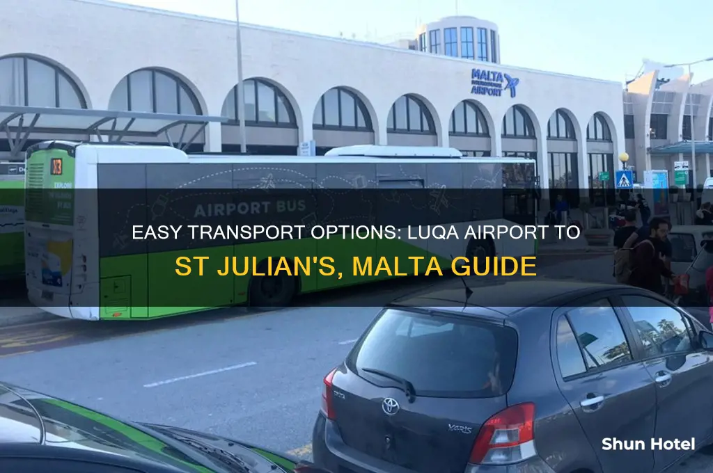 how to get from luqa airport to st julians