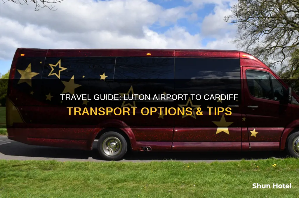 how to get from luton airport to cardiff