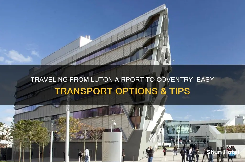 how to get from luton airport to coventry