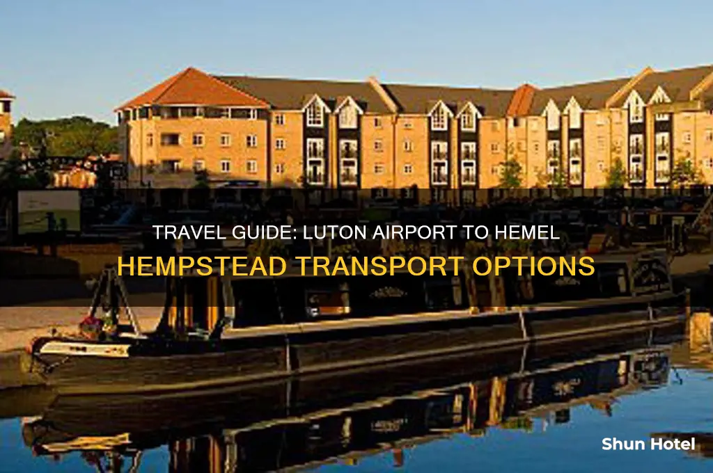 how to get from luton airport to hemel hempstead