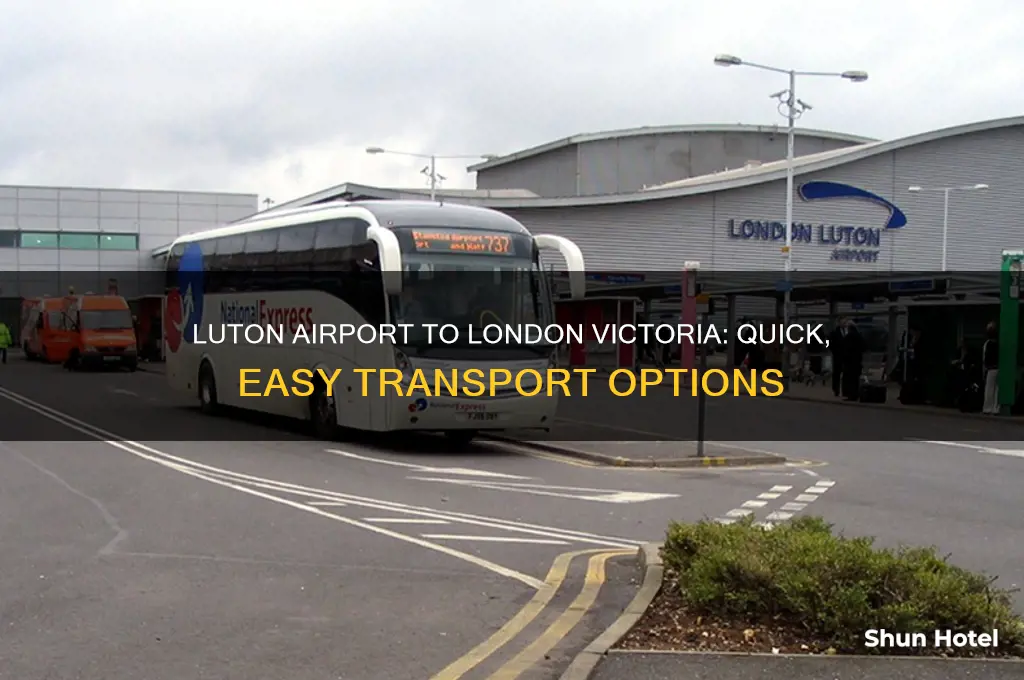 how to get from luton airport to london victoria