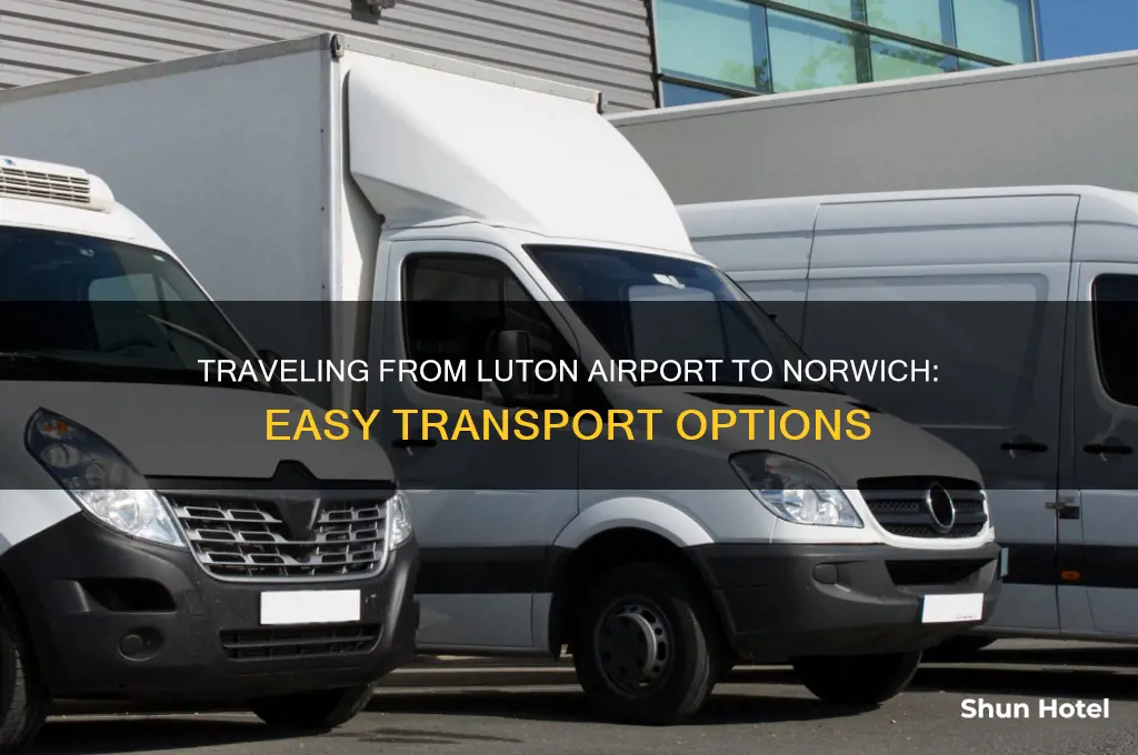 how to get from luton airport to norwich