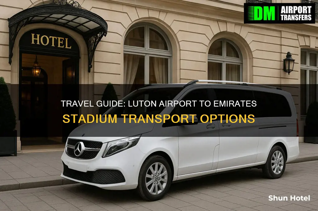 how to get from luton airport to the emirates stadium