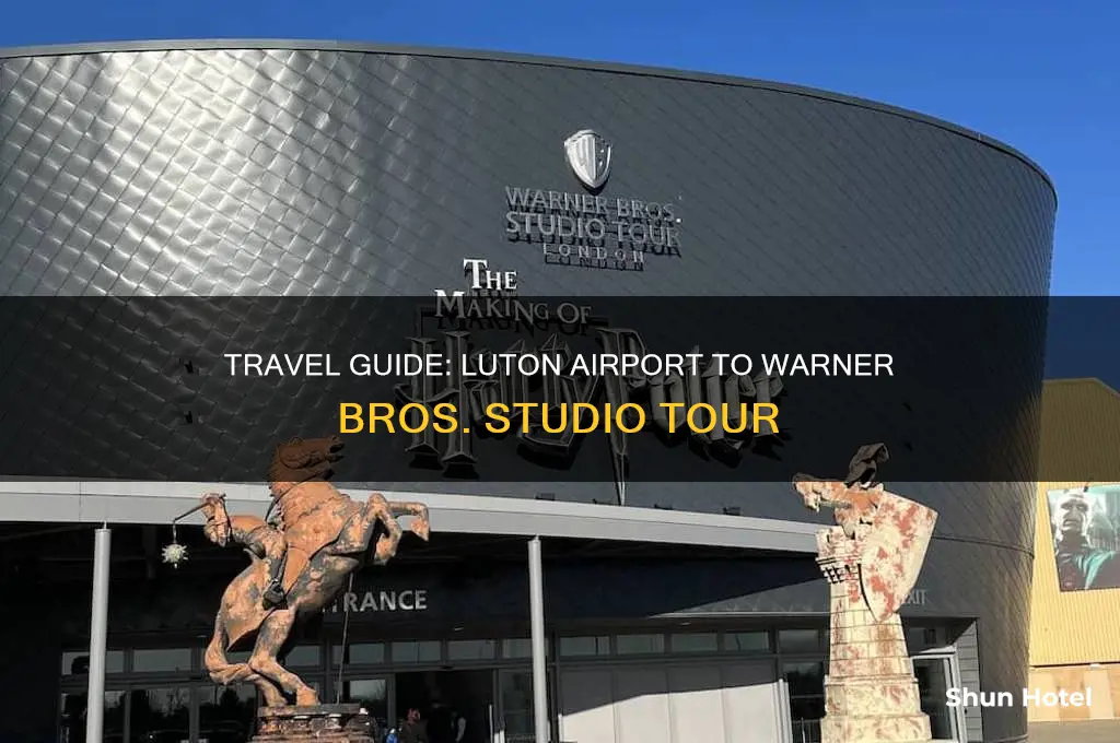 how to get from luton airport to warner bros studio