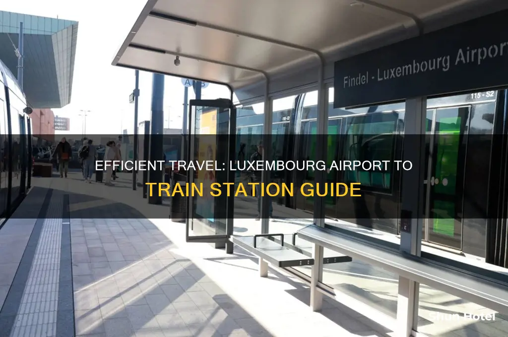 how to get from luxembourg airport to train station