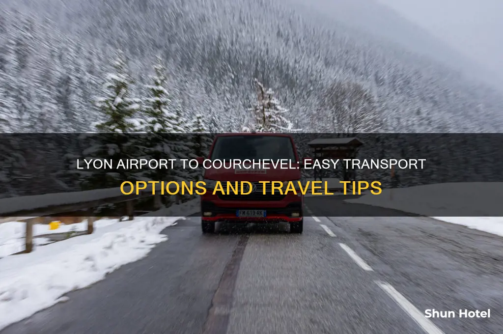 how to get from lyon airport to courchevel
