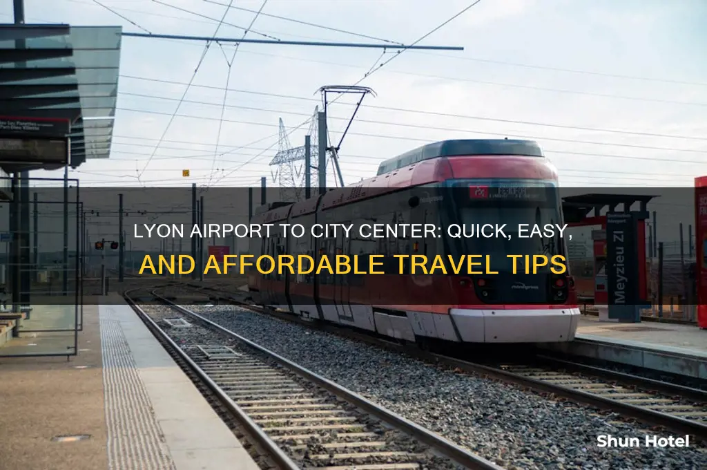 how to get from lyon airport to lyon