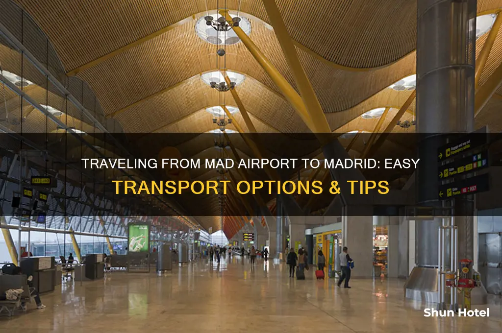 how to get from mad airport to madrid