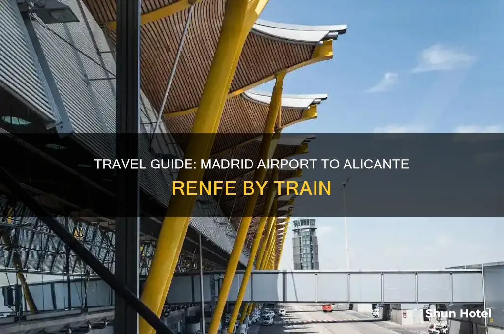 how to get from madrid airport to alicante renfe