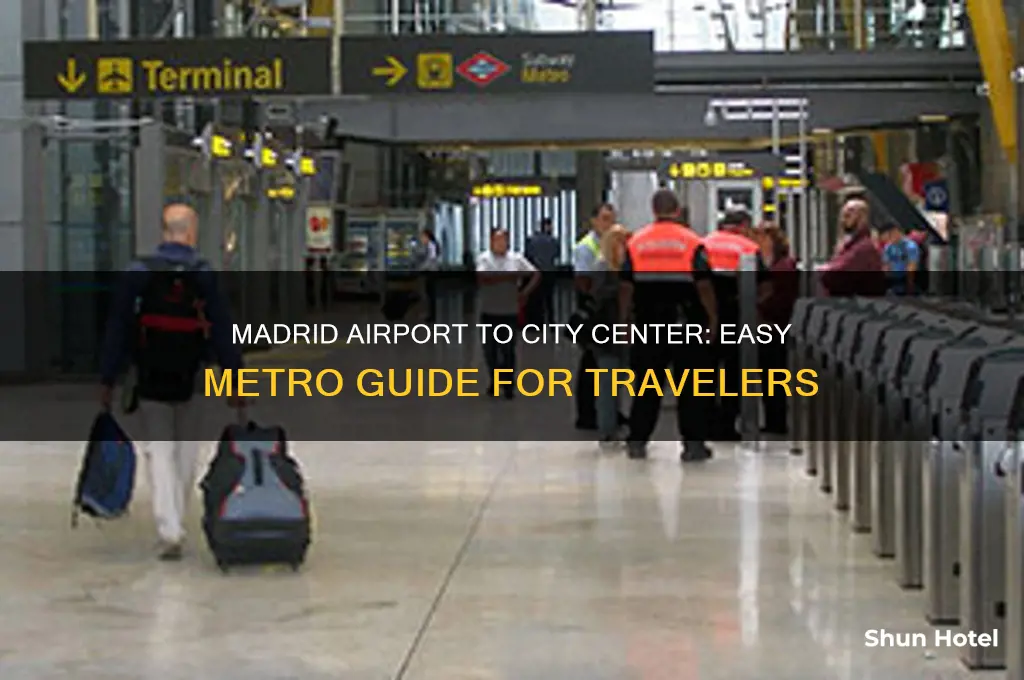 how to get from madrid airport to city by metro