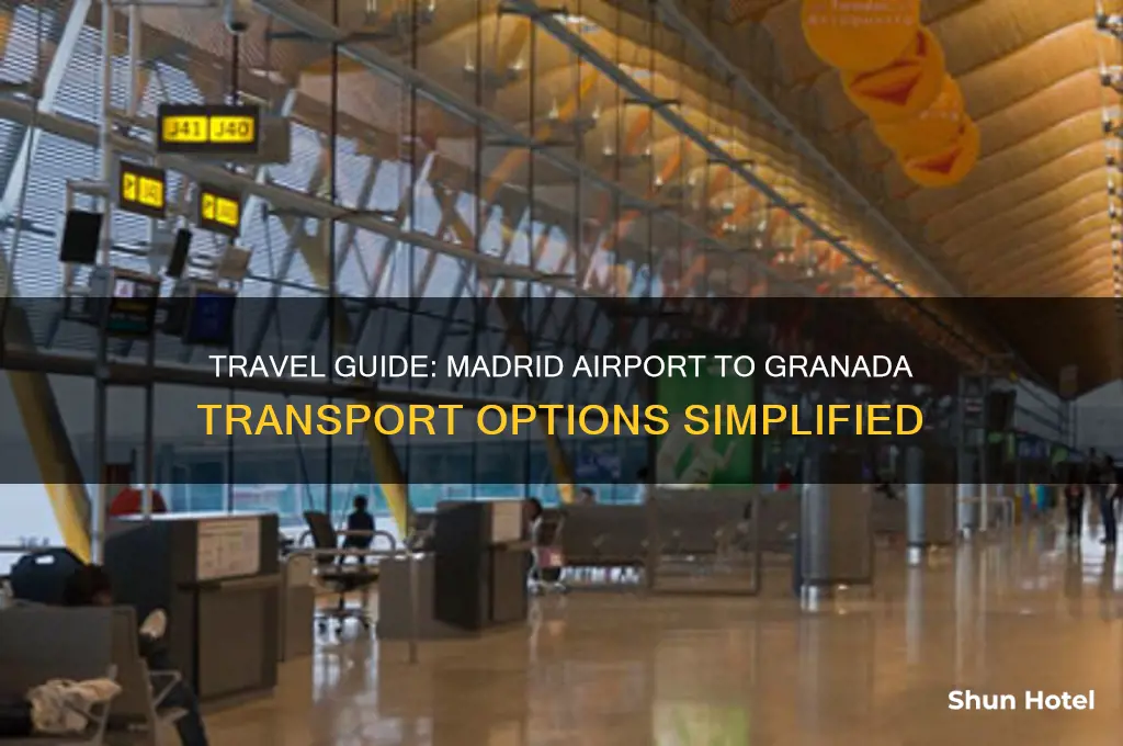 how to get from madrid airport to granada