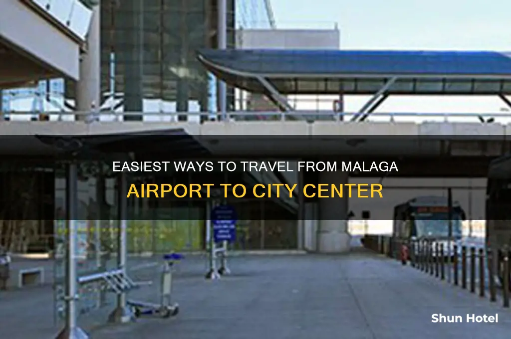 how to get from malaga airport to city center