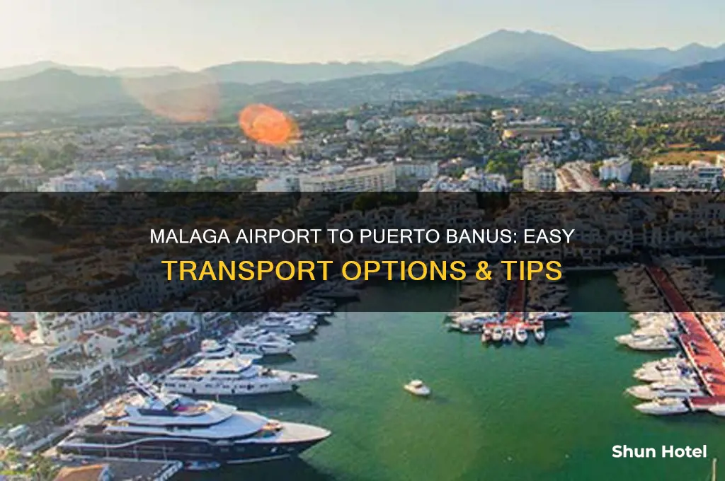 how to get from malaga airport to puerto banus