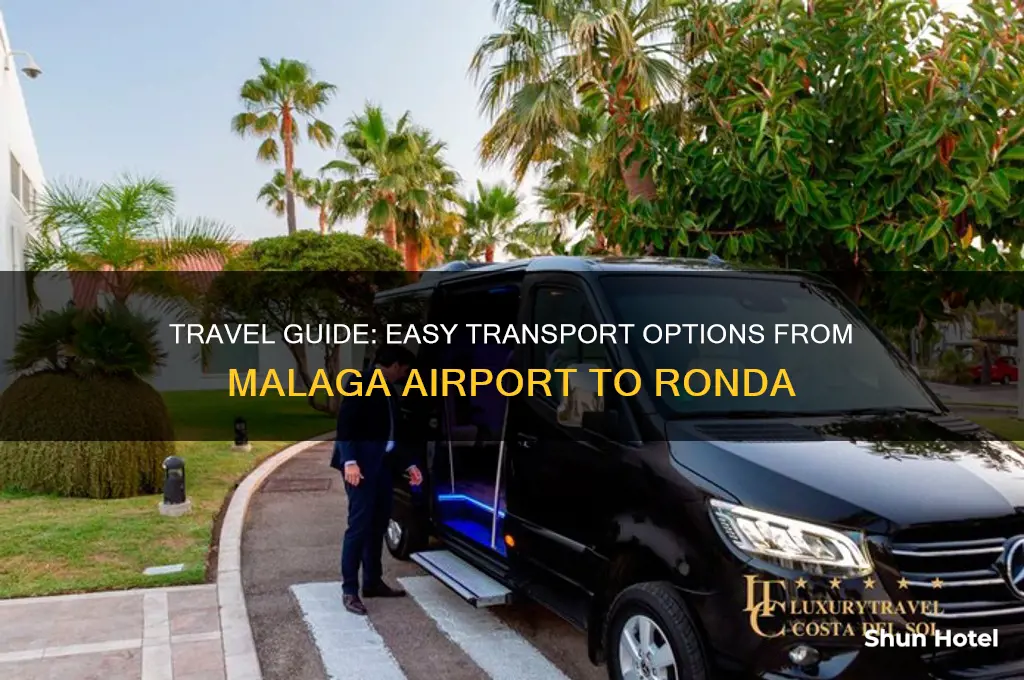 how to get from malaga airport to ronda