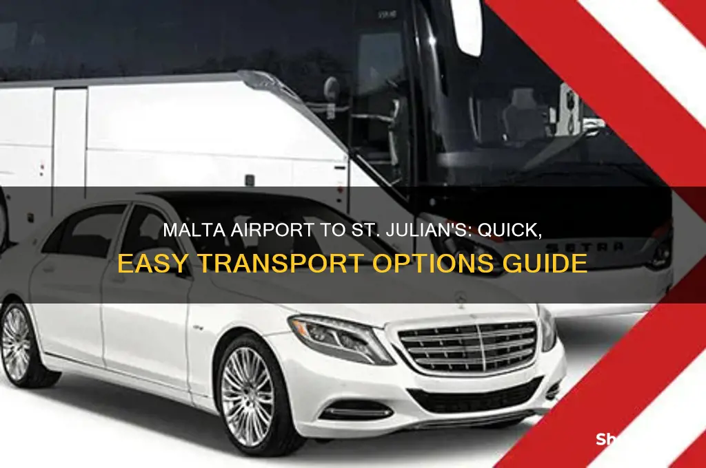 how to get from malta airport to st julians