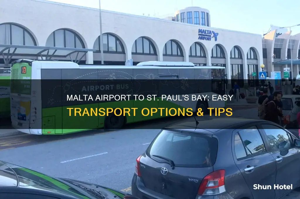 how to get from malta airport to st paul