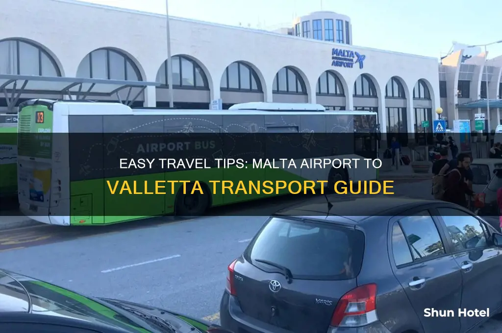 how to get from malta airport to valetta