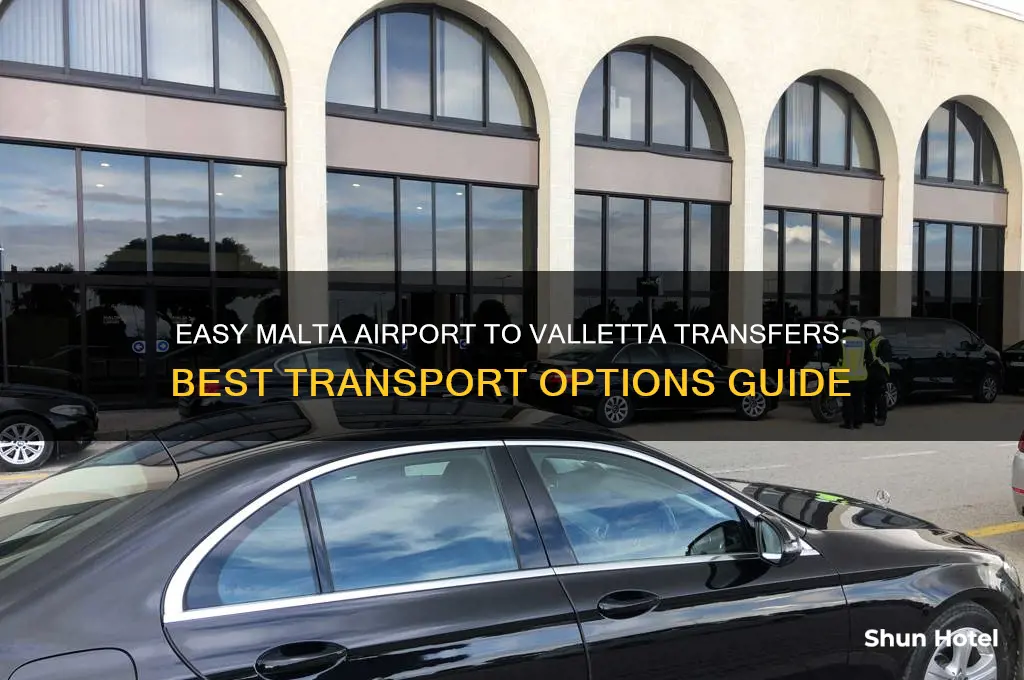 how to get from malta airport to valletta