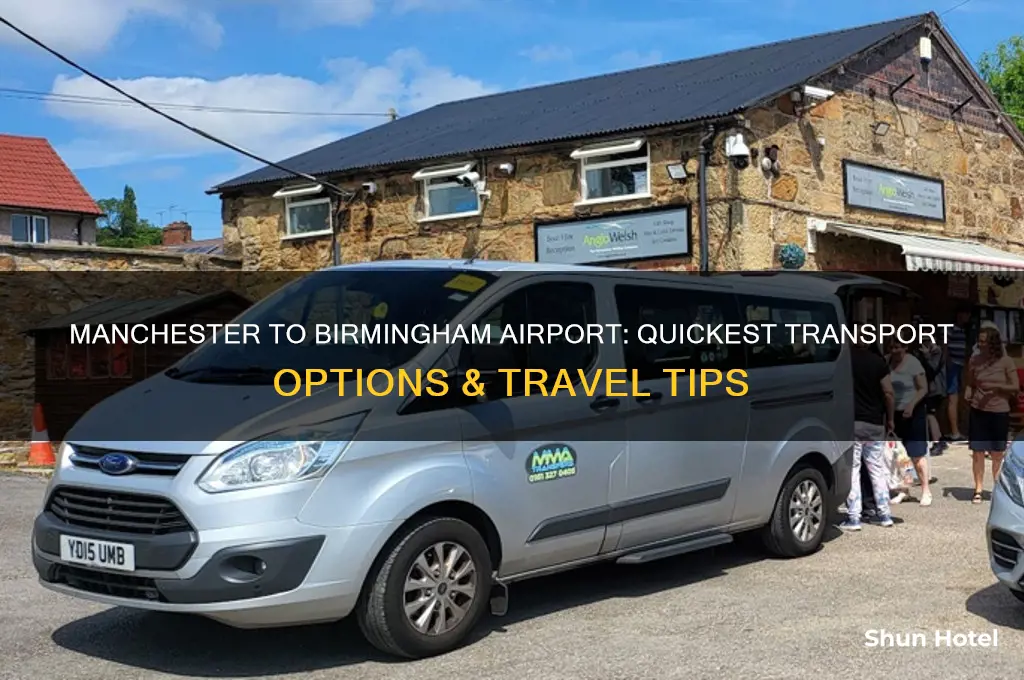 how to get from manchester airport to birmingham airport