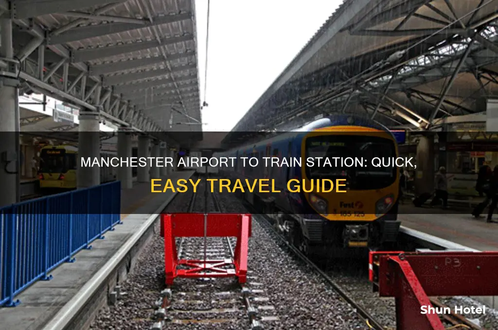 how to get from manchester airport to train station