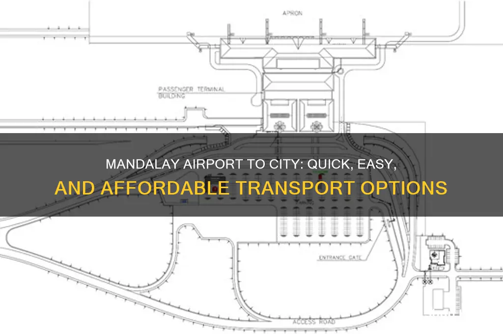 how to get from mandalay airport to the city