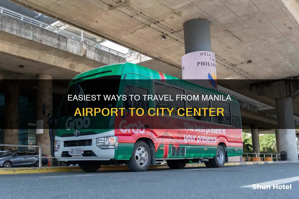 how to get from manila airport to city center