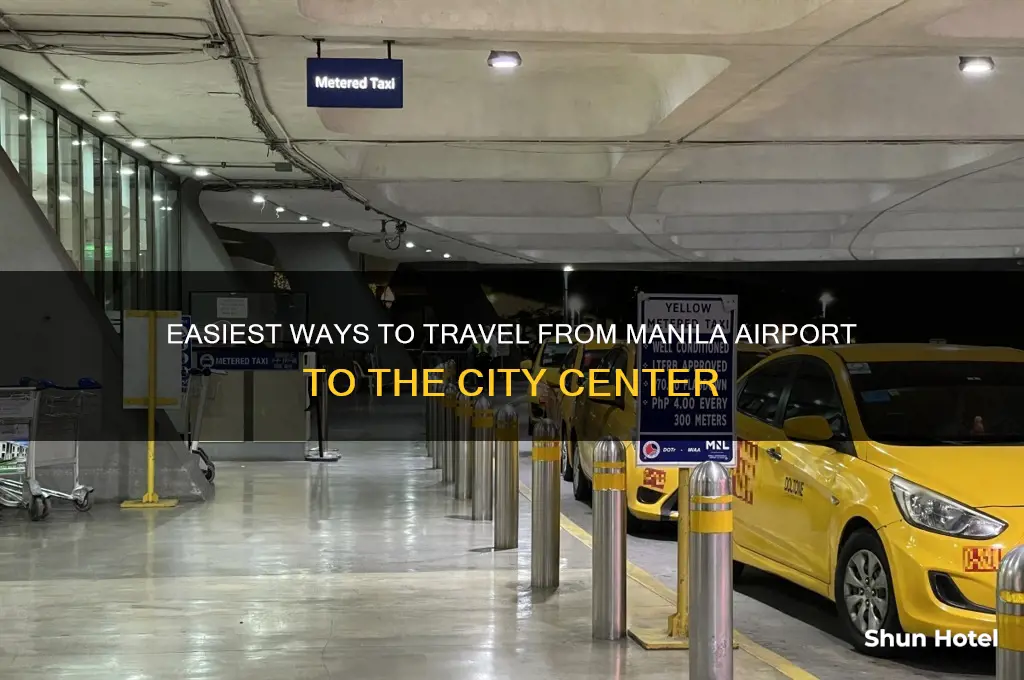 how to get from manila airport to city