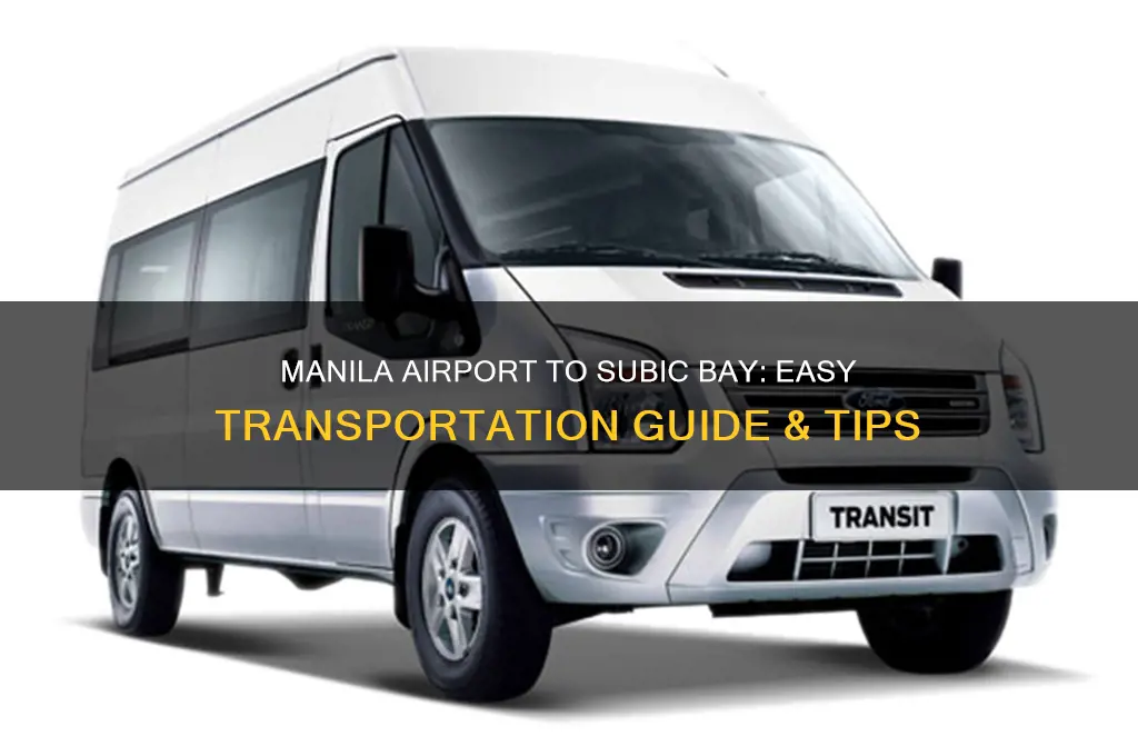 how to get from manila airport to subic bay