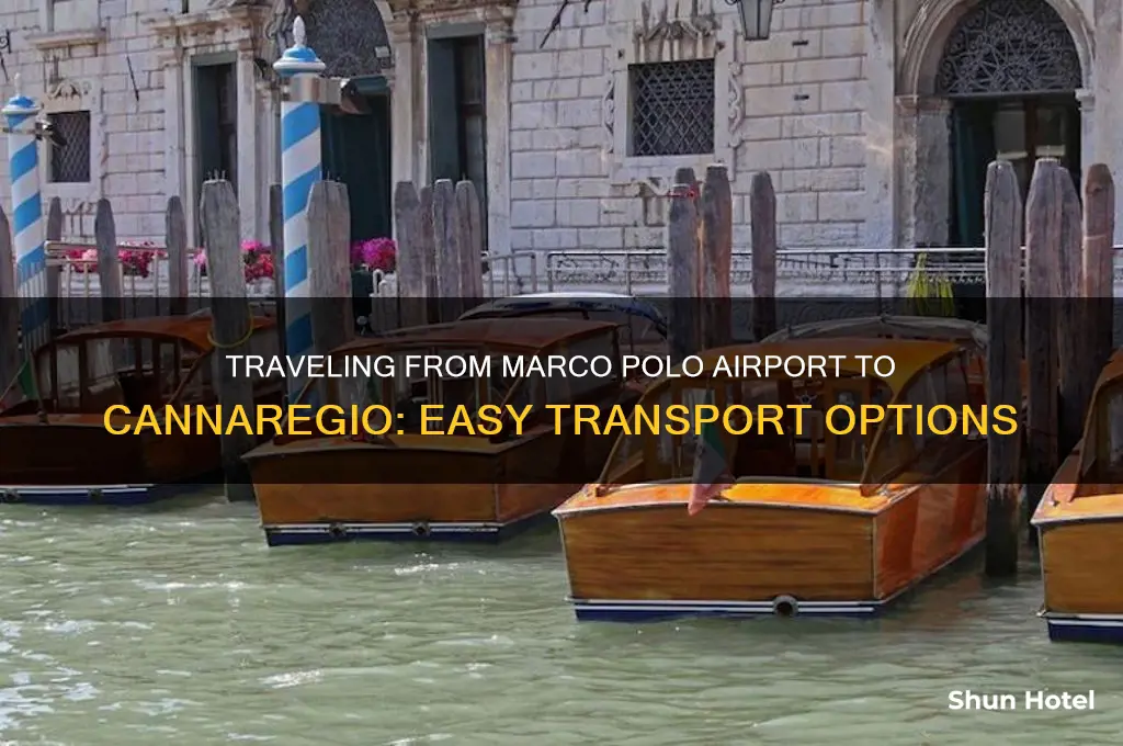 how to get from marco polo airport to cannaregio