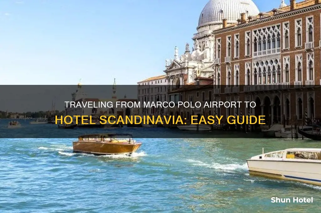 how to get from marco polo airport to hotel scandinavia