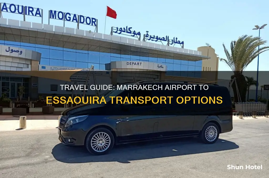 how to get from marrakech airport to essaouira
