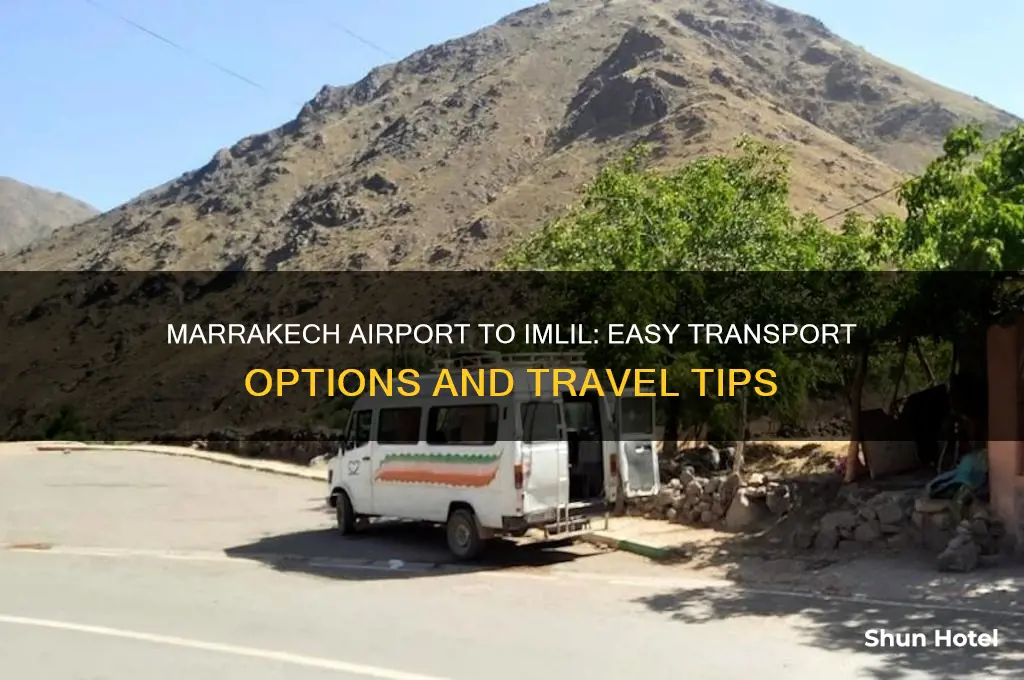 how to get from marrakech airport to imlil