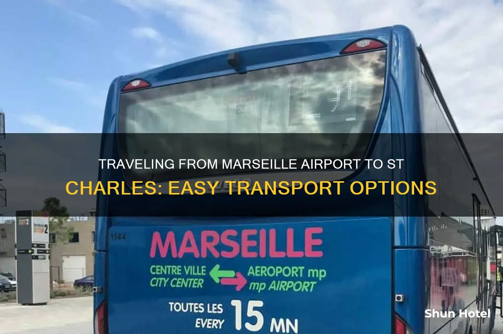 how to get from marseille airport to marseille st charles