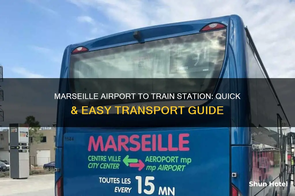 how to get from marseille airport to marseille train station
