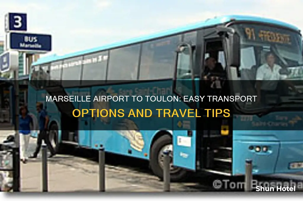 how to get from marseille airport to toulon