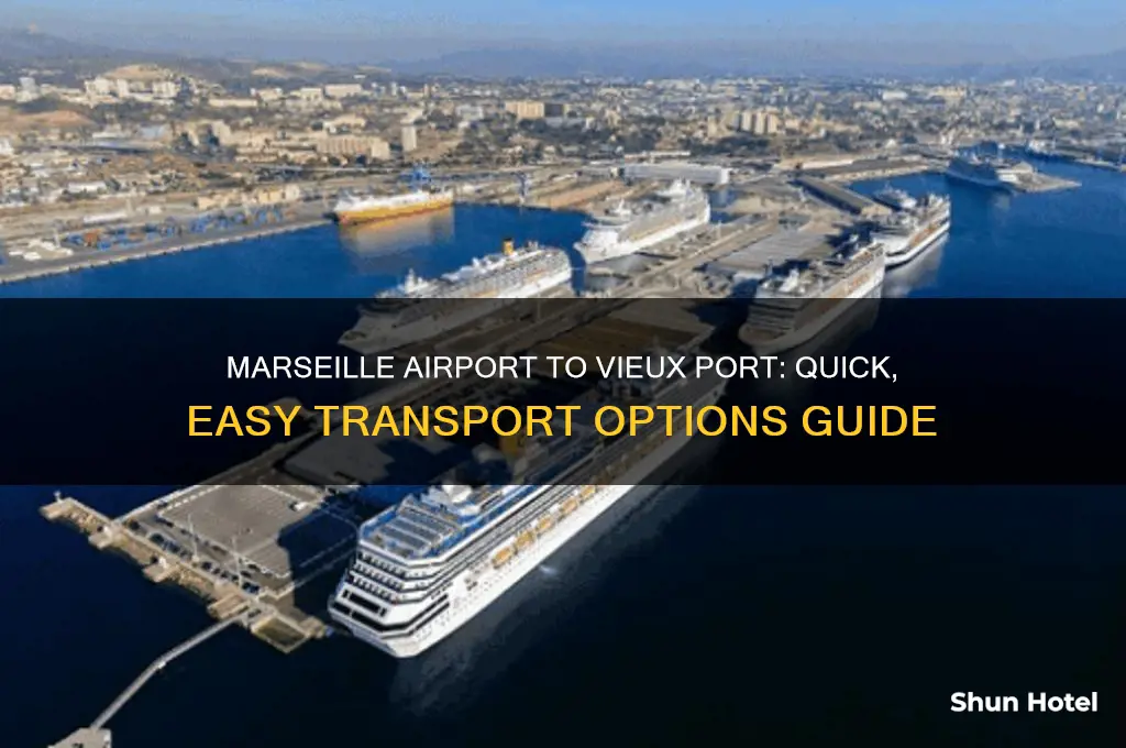 how to get from marseille airport to vieux port