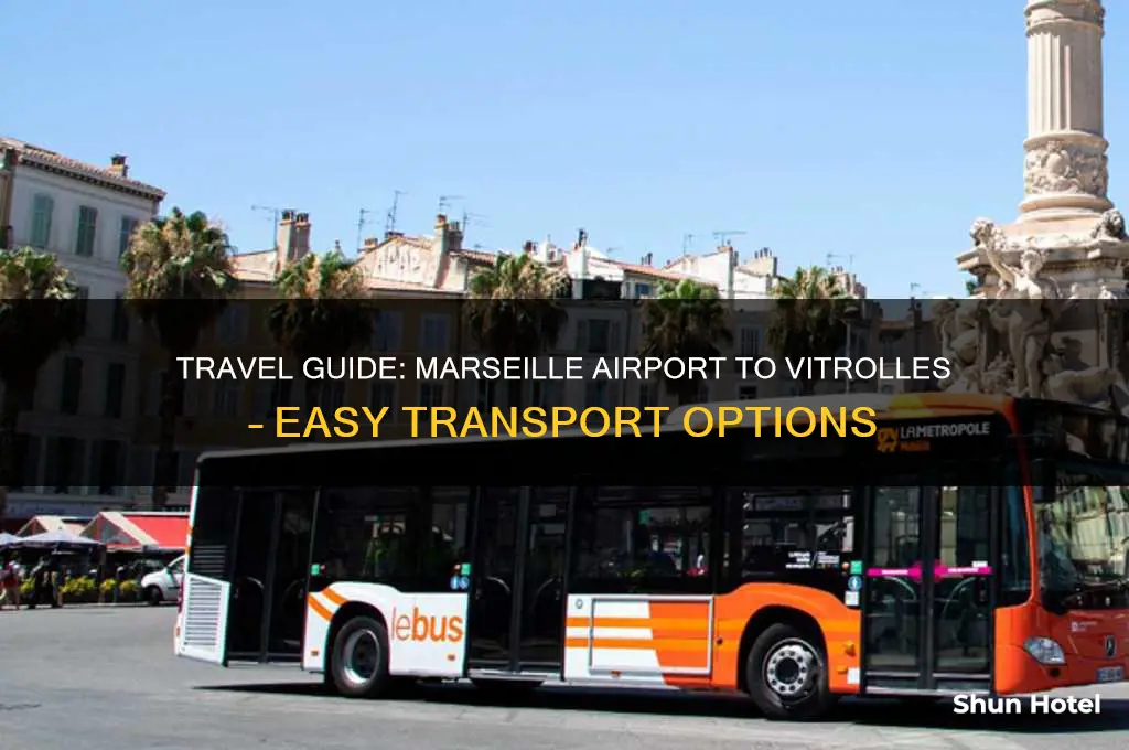 how to get from marseille airport to vitrolles