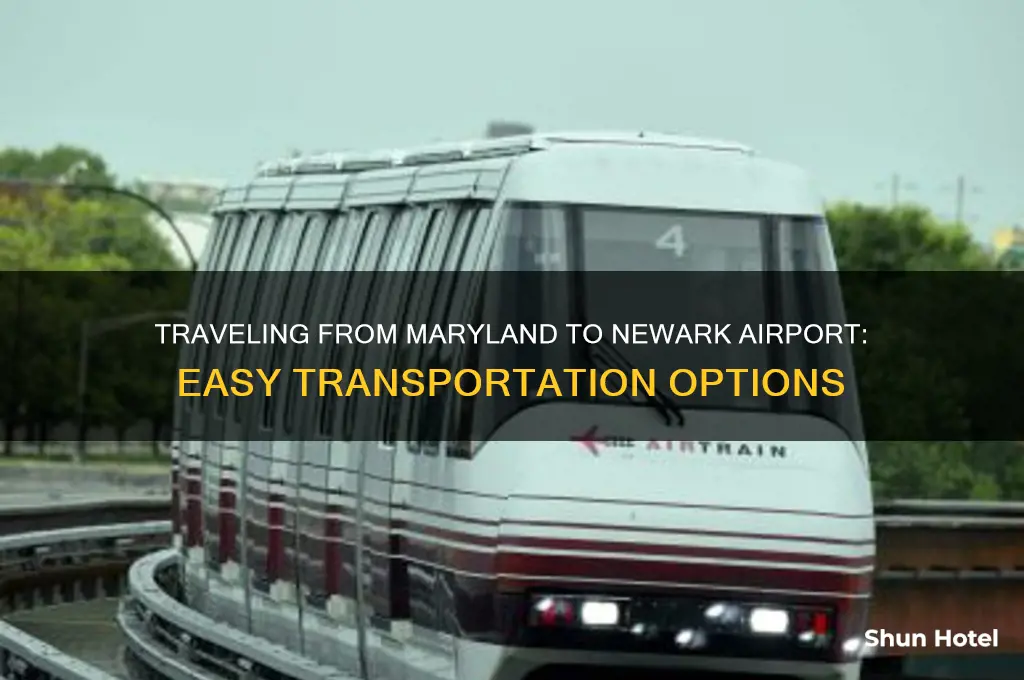 how to get from maryland to newark airport