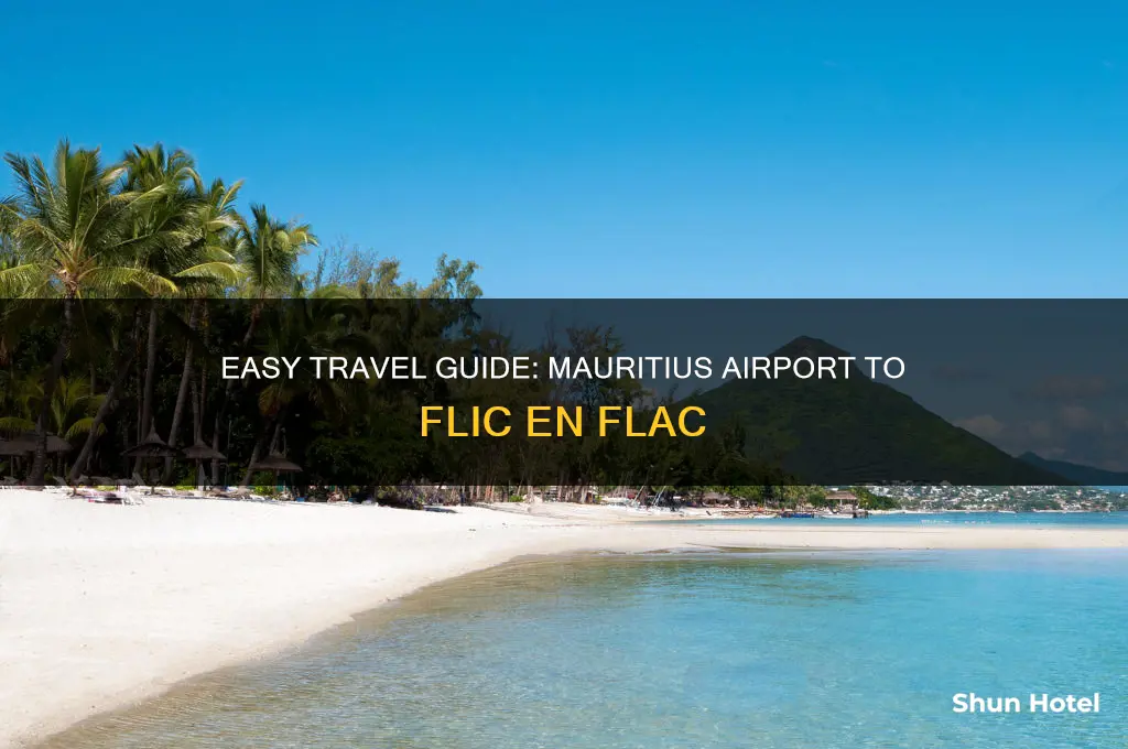 how to get from mauritius airport to flic en flac