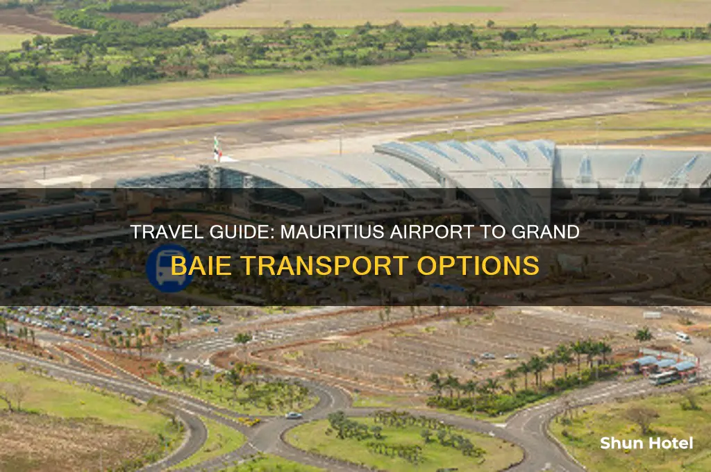 how to get from mauritius airport to grand baie